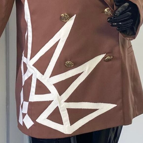 Elegant Jacket, Unique Design, Made in Europe, Size - 8 / P - Picture 2 of 5